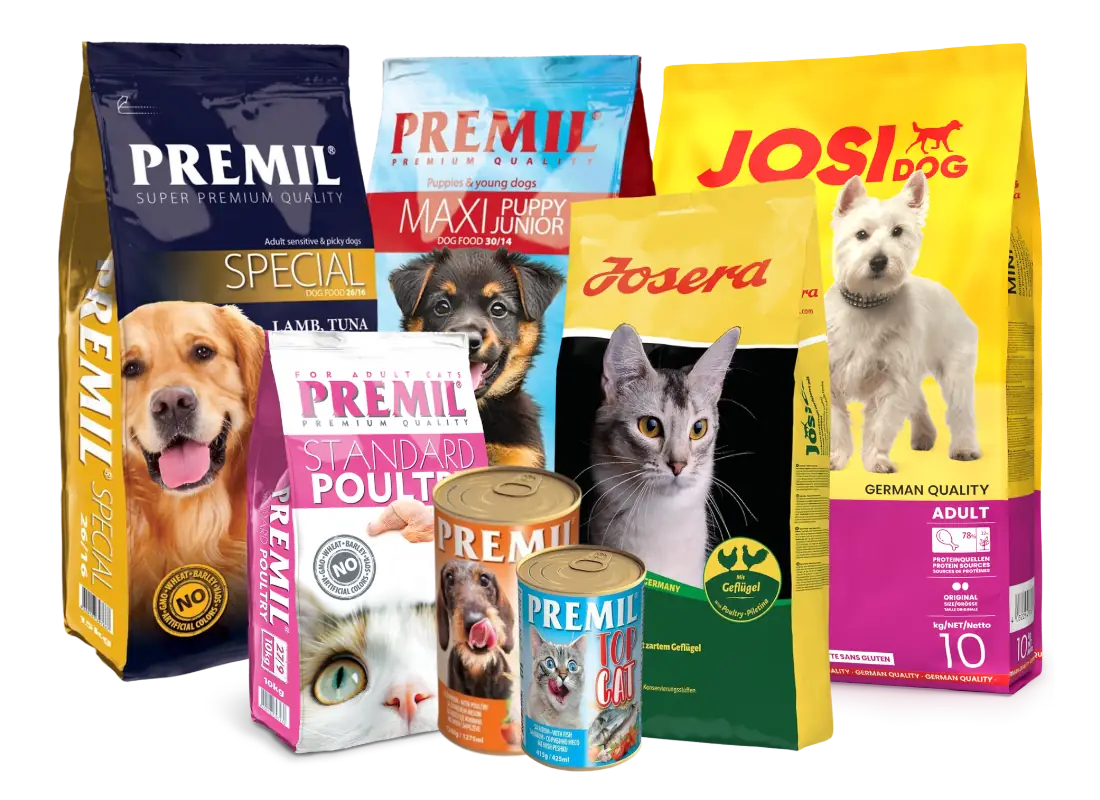 Hrana za pse i mačke PREMIL I JOSERA